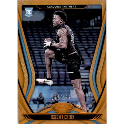 2020 Certified Mirror Orange #195 Jeremy Chinn