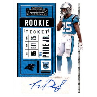 2020 Panini Contenders #195 Troy Pride Jr. AU RC