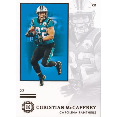 2020 Panini Encased #84 Christian McCaffrey