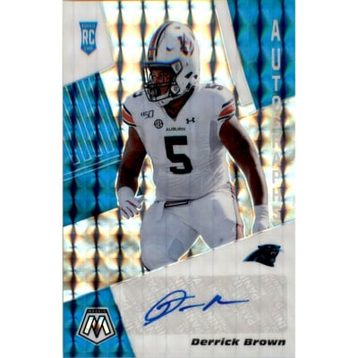 2020 Panini Mosaic Rookie Autographs Mosaic #44 Derrick Brown