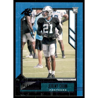 2020 Panini Playbook Purple #189 Jeremy Chinn