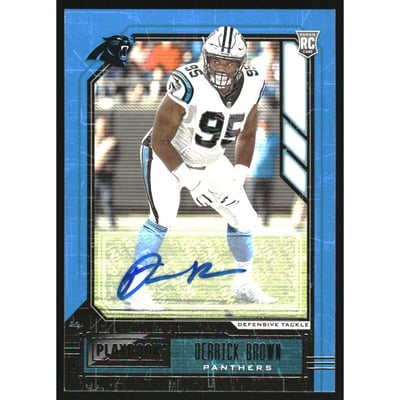 2020 Panini Playbook Rookies Signatures #144 Derrick Brown
