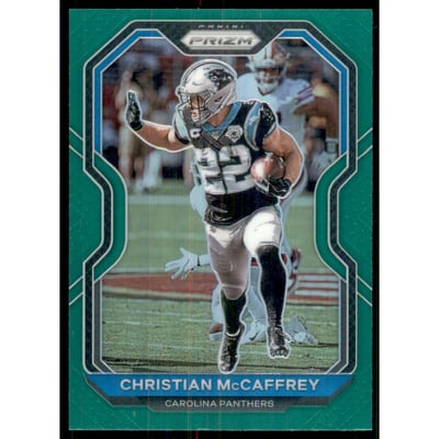 2020 Panini Prizm Prizms Green #237 Christian McCaffrey