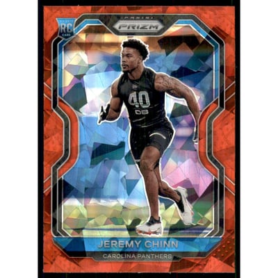2020 Panini Prizm Prizms Red Ice #367 Jeremy Chinn