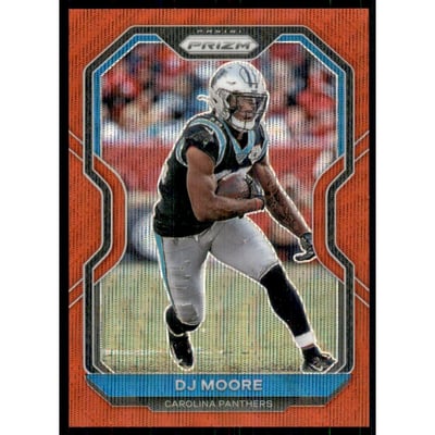 2020 Panini Prizm Prizms Red Wave #234 D.J. Moore