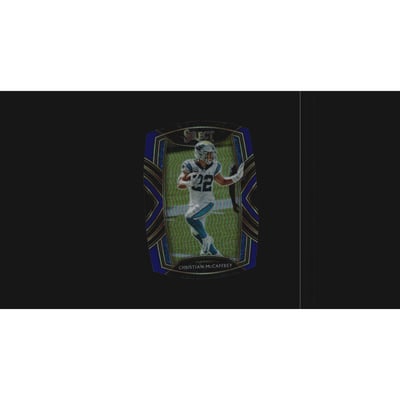2020 Select Prizm Blue Die Cut #207 Christian McCaffrey