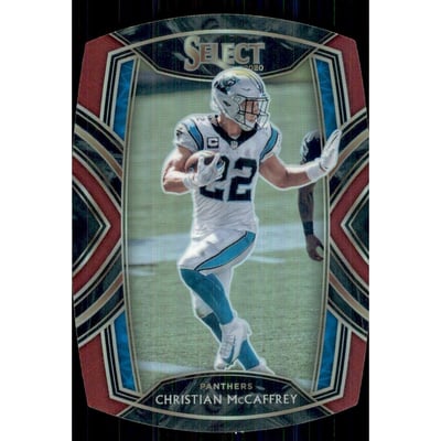 2020 Select Prizm Maroon Die Cut #207 Christian McCaffrey