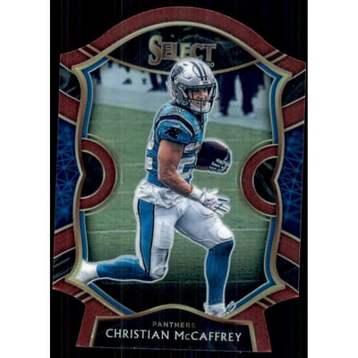 2020 Select Prizm Maroon Die Cut #7 Christian McCaffrey