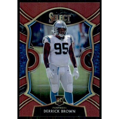 2020 Select Prizm Maroon #87 Derrick Brown