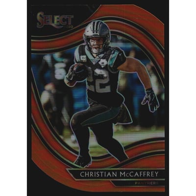 2020 Select Prizm Orange Die Cut #307 Christian McCaffrey