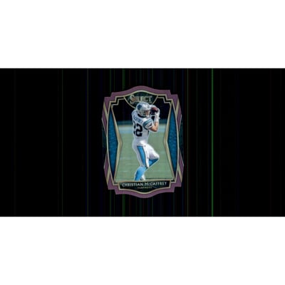 2020 Select Prizm Purple Die Cut #106 Christian McCaffrey
