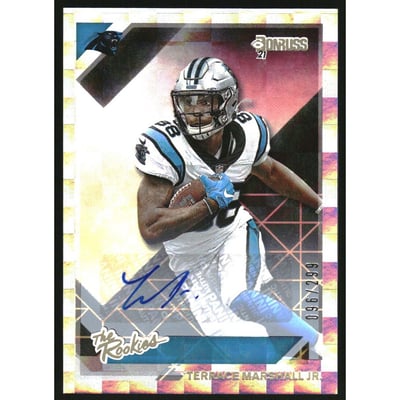 2021 Donruss The Rookies Autographs #16 Terrace Marshall Jr.