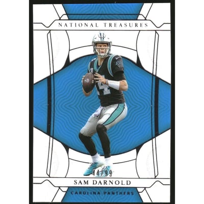 2021 Panini National Treasures #27 Sam Darnold