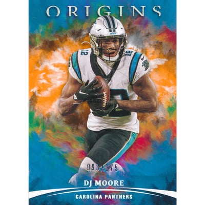 2021 Panini Origins Orange #15 D.J. Moore