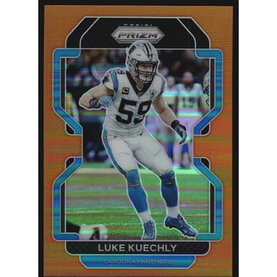 2021 Panini Prizm Prizms Orange #320 Luke Kuechly