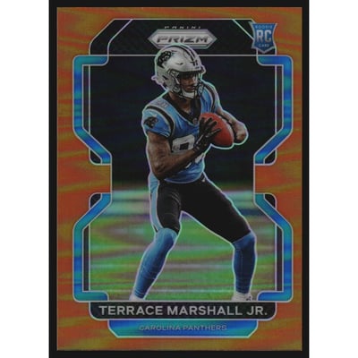 2021 Panini Prizm Prizms Orange #348 Terrace Marshall Jr.