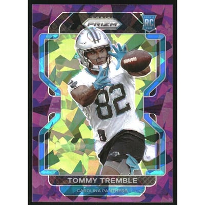 2021 Panini Prizm Prizms Purple Ice #415 Tommy Tremble