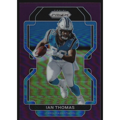 2021 Panini Prizm Prizms Purple #313 Ian Thomas
