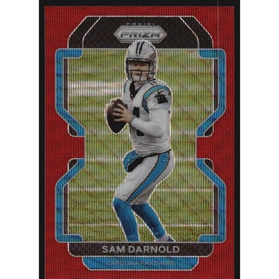 2021 Panini Prizm Prizms Red Wave #314 Sam Darnold