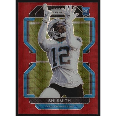 2021 Panini Prizm Prizms Red Wave #408 Shi Smith