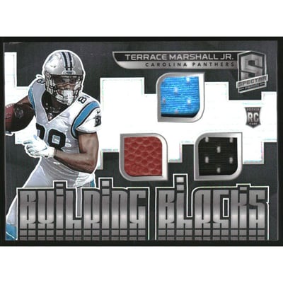 2021 Panini Spectra Building Blocks Materials #17 Terrace Marshall Jr.