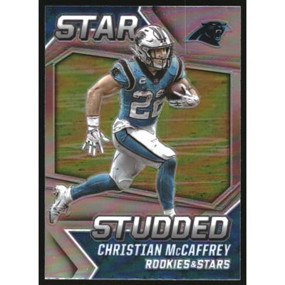 2021 Rookies and Stars Star Studded Silver #1 Christian McCaffrey