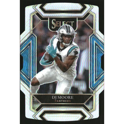 2021 Select Prizm Silver Die Cut #207 D.J. Moore