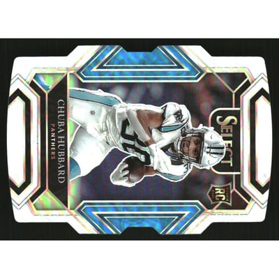 2021 Select Prizm Silver Die Cut #276 Chuba Hubbard