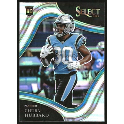 2021 Select Prizm Silver #376 Chuba Hubbard
