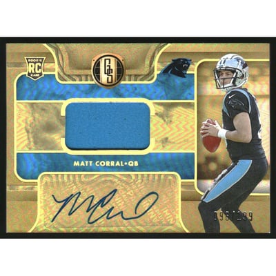 2022 Panini Gold Standard #201 Matt Corral JSY AU/199