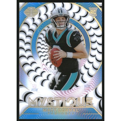 2022 Panini Illusions Mystique Light Blue #4 Matt Corral