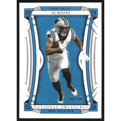 2022 Panini National Treasures #69 D.J. Moore