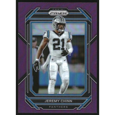 2022 Panini Prizm Prizms Purple #45 Jeremy Chinn