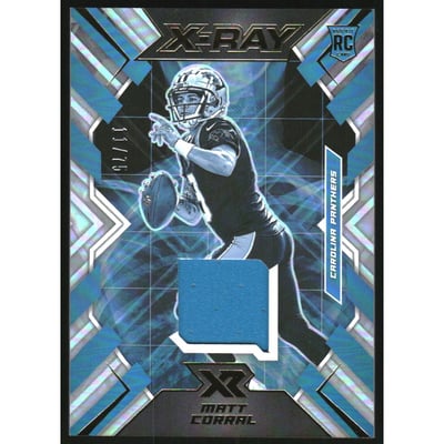 2022 Panini XR X-Ray Swatches #2 Matt Corral