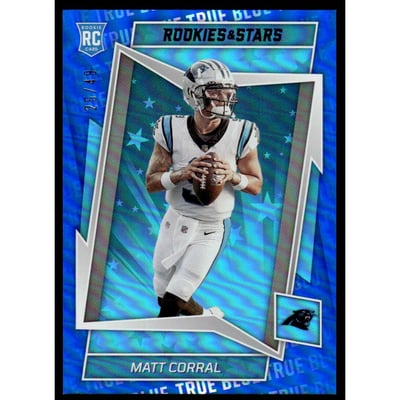 2022 Rookies and Stars True Blue #104 Matt Corral