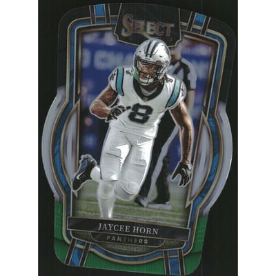 2022 Select Prizm Black and Green Die Cut #288 Jaycee Horn