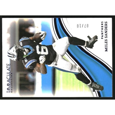2023 Immaculate Collection Blue #35 Miles Sanders