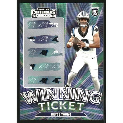 2023 Panini Contenders Winning Ticket Silver #18 Bryce Young