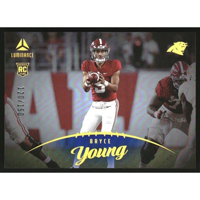 2023 Panini Luminance Blue #200 Bryce Young