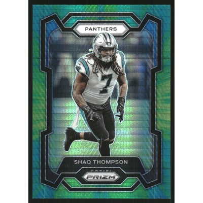 2023 Panini Prizm Prizms Hyper #45 Shaq Thompson