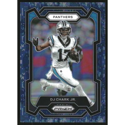 2023 Panini Prizm Prizms Navy Camo #41 D.J. Chark Jr.