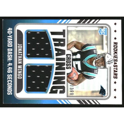 2023 Rookies and Stars Cross Training Materials #20 Jonathan Mingo
