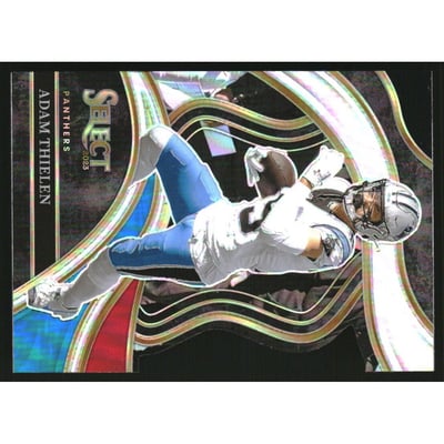 2023 Select Prizm Black and Red Die Cut #299 Adam Thielen