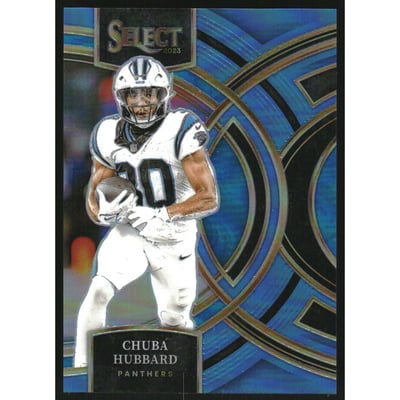 2023 Select Prizm Light Blue #191 Chuba Hubbard