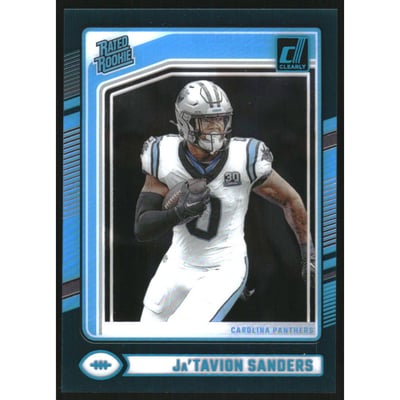 2024 Clearly Donruss Teal #81 Ja'Tavion Sanders RR