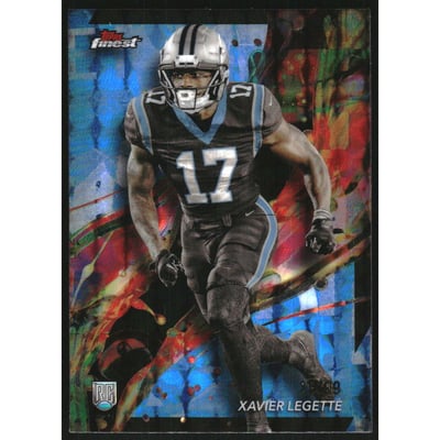 2024 Finest Blue Geometric Refractors #87 Xavier Legette