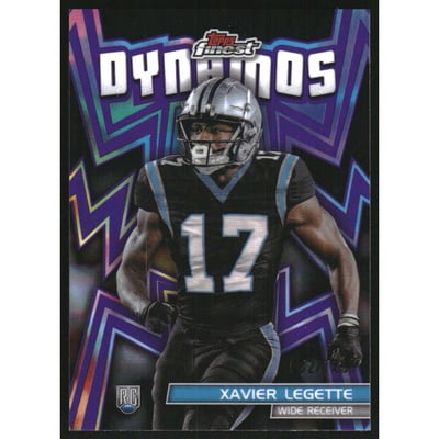 2024 Finest Dynamos Purple Refractors #DYN12 Xavier Legette