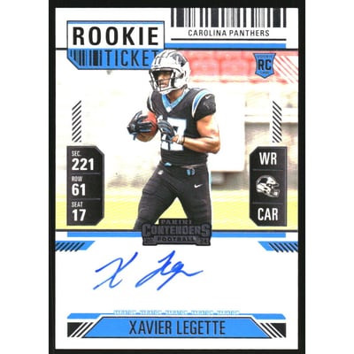 2024 Panini Contenders Variation #107 Xavier Legette