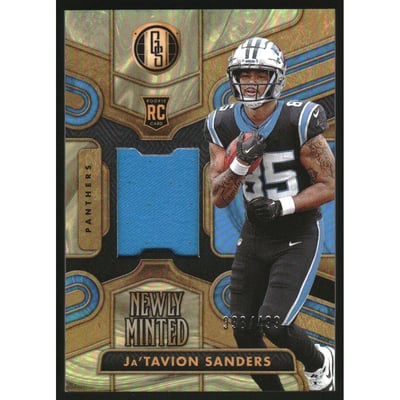 2024 Panini Gold Standard Newly Minted Memorabilia #23 Ja'Tavion Sanders