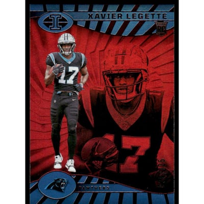 2024 Panini Illusions Trophy Collection Ruby #12 Xavier Legette